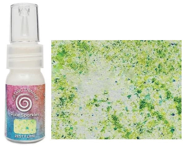 Creative Expressions Cosmic Shimmer Pixie Sparkles Zesty Lime
